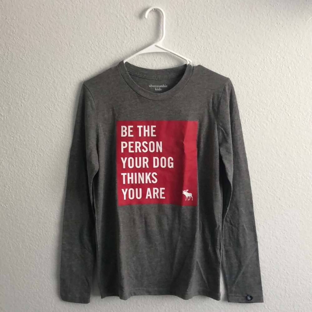 Gray Abercrombie Long Sleeve